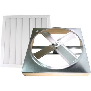 Ventamatic Whole House Fan — 30in., 7,500 CFM, Direct-Drive, Model# CX302DDWT  Whole House Fans