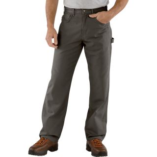 Carhartt Loose Fit Canvas Carpenter Jean — Charcoal, 40in. Waist x 32in. Inseam, Regular Style, Model# B159  Jeans