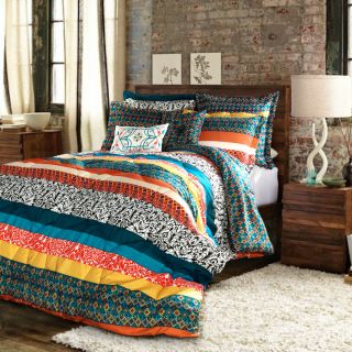 Lush Decor Boho Stripe 7 piece Comforter Set   Shopping