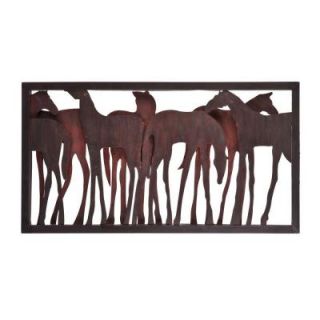 Southern Enterprises Metal Horse Wall Sculpture HD198811