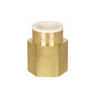 Sioux Chief 1/2 in. Lead Free Brass Slip x FIP Adapter HD647 CG2