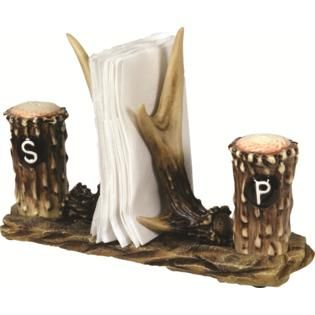 Rivers Edge Antler Salt & Pepper Antler Napkin Holder 520   Fitness