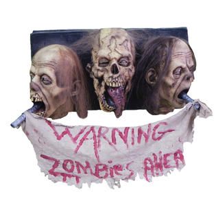 Zombie Wall Plaque Halloween Décor   Seasonal   Halloween   Halloween