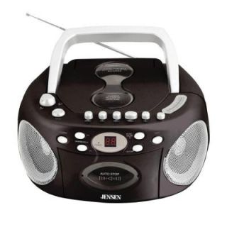 JENSEN Portable Stereo CD Cassette Boom Box with AM/FM Radio CD 540