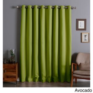 Lights Out Extra Wide Thermal 100 x 84 inch Blackout Curtain Panel