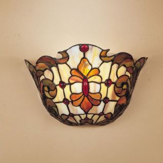 Dale Tiffany Floral 1 Light Leland Wall Sconce