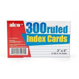 Ruled Index Cards 3x5 300ct   Office Supplies   Paper & Notebooks