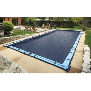 Dirt Defender   8 Year Rectangular In Ground Pool Winter Cover In
