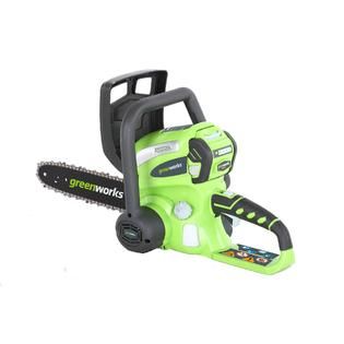 Greenworks  20202 G MAX Cordless 12 inch Chainsaw  40V 4 AH Li Ion