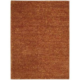 Nourison Fantasia Rust 3 ft. 6 in. x 5 ft. 6 in. Area Rug 381286