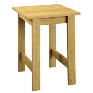 SAUDER Beginnings Collection Square Side Table in Highland Oak 414290