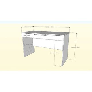 Nexera Next Computer Desk with Retractable Shelf