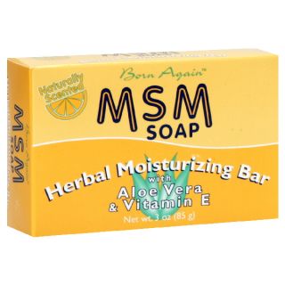 At Last Naturals MSM Soap Herbal Moisturizing Bar, with Aloe Vera