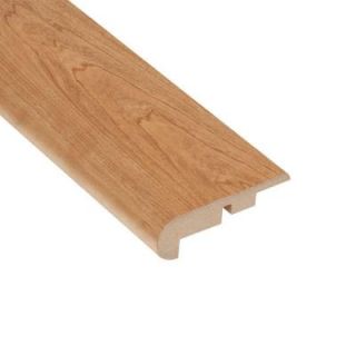 Home Legend High Gloss Taos Cherry 7/16 in. Thick x 2 1/4 in. Wide x 94 in. Length Laminate Stairnose Molding HL1022SN