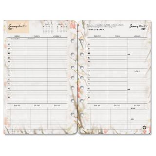 2015 Franklin Covey® Blooms Dated Weekly/Monthly Planner Refill