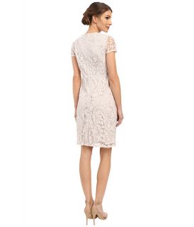 Adrianna Papell Beaded Neckline and Waist Sheath