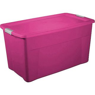 Sterilite 35 Gallon (140 Quart) Latch Storage Box, Set of 4