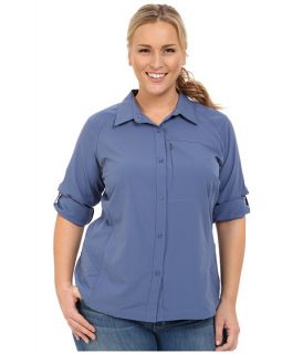 Columbia Plus Size Silver Ridge™ L/S Shirt Bluebell