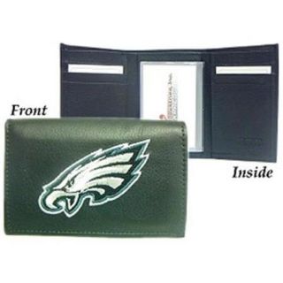 Philadelphia Eagles Embroidered Leather Tri Fold Wallet