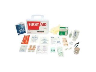 Z019833 First Aid Kit,Bulk,White,19 Pcs,8 Ppl