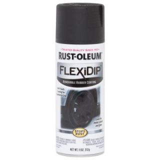 Rust Oleum FlexiDip 11 oz. Black Spray Paint (Case of 6) 276289