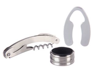 Gorham Thats Entertainment 3 Piece Classic Stainless Cork Screw Stainless