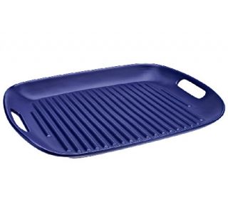 As Is Cooks Essentials 16x 12 Flameproof Ceramic Grill Pan —