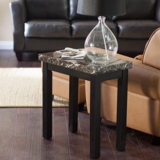 Galassia Faux Marble Chair Side Table
