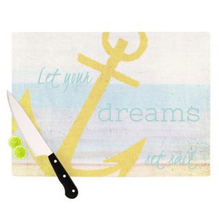 Let Your Dreams Set Sail by Alison Coxon Cutting Board