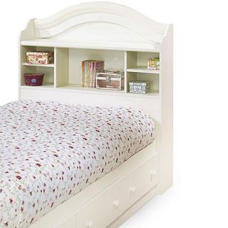 South Shore Summer Breeze Twin Mates Bed and Headboard, Multiple Finishes