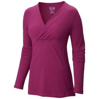 Mountain Hardwear DrySpun V Neck Shirt (For Women) 9576H