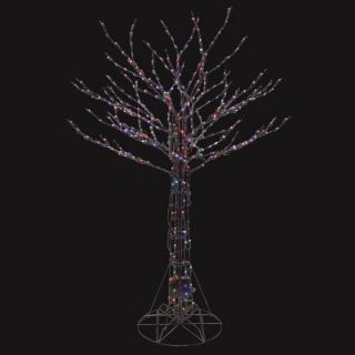 6 ft. Pre Lit LED Deciduous Tree Sculpture with Color Changing Lights 2407018UHO