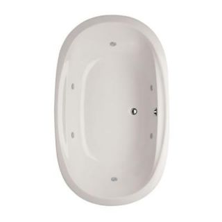 Hydro Systems Studio Dual Oval 6.2 ft. Reversible Drain Whirlpool Tub in White SDO7444AWPW