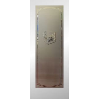 ReliaBilt Full Lite Frosted Glass Pine Slab Interior Door (Common 24 in x 80 in; Actual 24 in x 80 in)