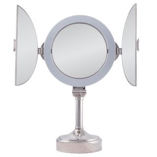 Conair Illumina Collection 1x/ 5x Lighted 3 panel Make up Mirror