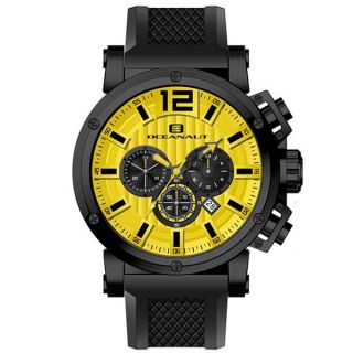 Oceanaut Mens Loyal Chronograph Watch with Yellow Dial
