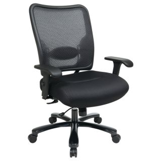 Office Star Products Space 68 Series Breathable Dark Air Grid Chair