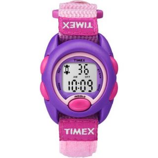 Timex Kids' Purple Digital Watch, Pink Fast Wrap Velcro Strap