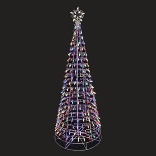 Energy Best  6 350 Multi Colored LED Light Metal Christmas Tree