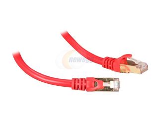 Rosewill RCNC 11042   3 Foot Cat 7 Shielded Networking Cable   Twisted Pair (S / STP), Red