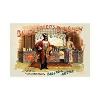 Billy Lester's Big Show Print (Canvas Giclee 20x30)