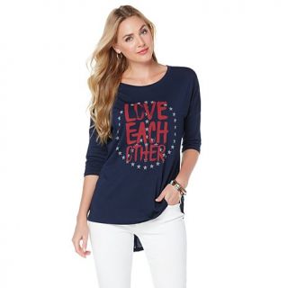 Lyric Culture High Low "Love Each Other" Tee   7791437