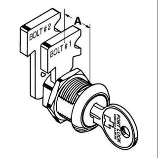 COMPX FORT MFW23010 217 DiscTumblerDeadBoltLock,Stl,217