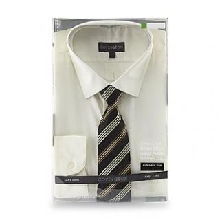 Covington Mens Big & Tall Easy Care Dress Shirt & Necktie   Clothing