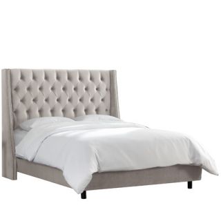 Wade Logan Herb Upholstered Wingback Bed