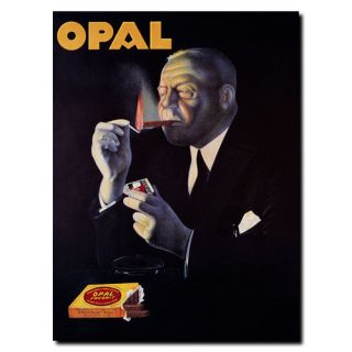 Trademark Fine Art Opal Vintage Advertisement on Wrapped Canvas