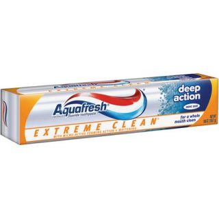 Aquafresh Extreme Clean Deep Action Mint Zest Toothpaste, 5.6 oz