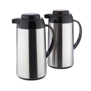 Copco 1 quart Brushed Stainless Steel Carafe (Set of 2)