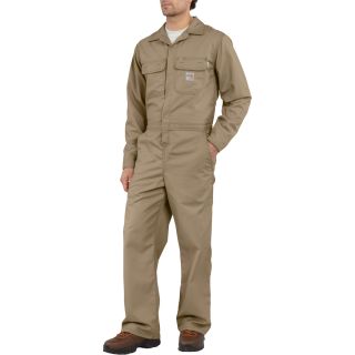 Carhartt Flame-Resistant Twill Unlined Coverall — Big Sizes, Model# FRX010  Flame Resistant Bibs   Coveralls