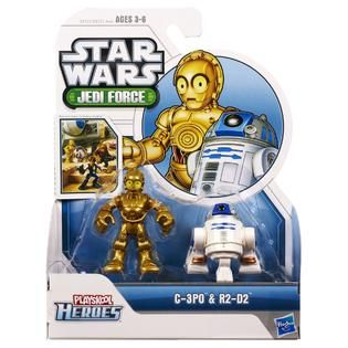 Playskool Star Wars Jedi Force Heroes R2 D2 & C3 PO Pack alternate